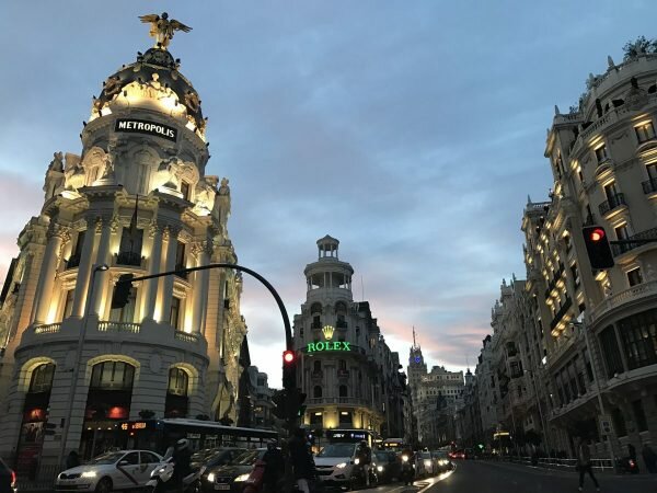 madrid skyline