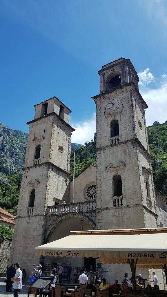  cathedral in kotor old town