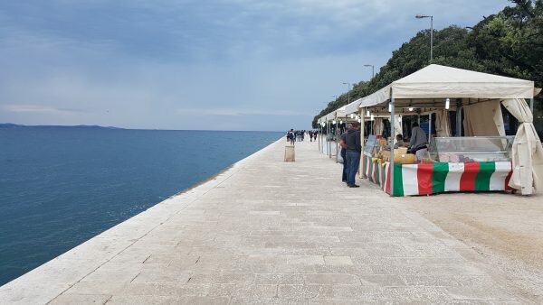 promenade in zadar