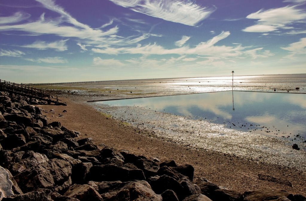 Shoebury Beach in Southend